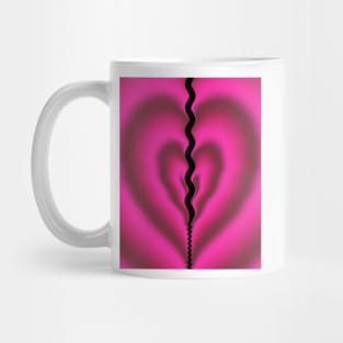 Pink Heart Image Mug